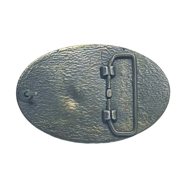 Gold Tone Sooner Or Later...Youll Own Generals Belt Buckle W/ Classic Car (5784) - Picture 5 of 5